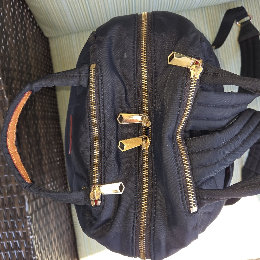 MZ Wallace Black Soho Nylon Backpack Versatile Excellent Pre-Loved Condition - Picture 3 of 11